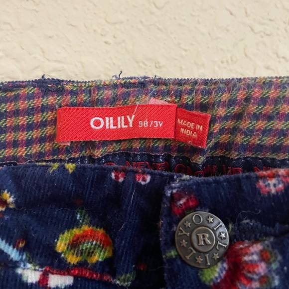 Fantastic dark blue w/floral pattern corduroy pants. No rips/tears/holes/fading. - Picture 2 of 5